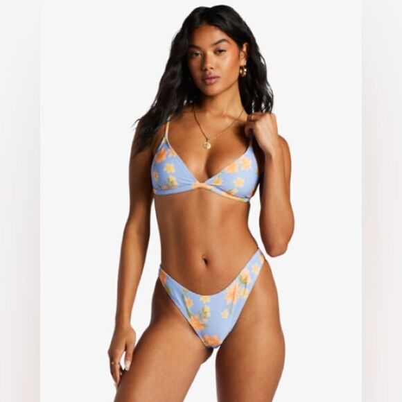 Billabong Lazy Days Tanlines Ceci Tri Top - Picture 1 of 6